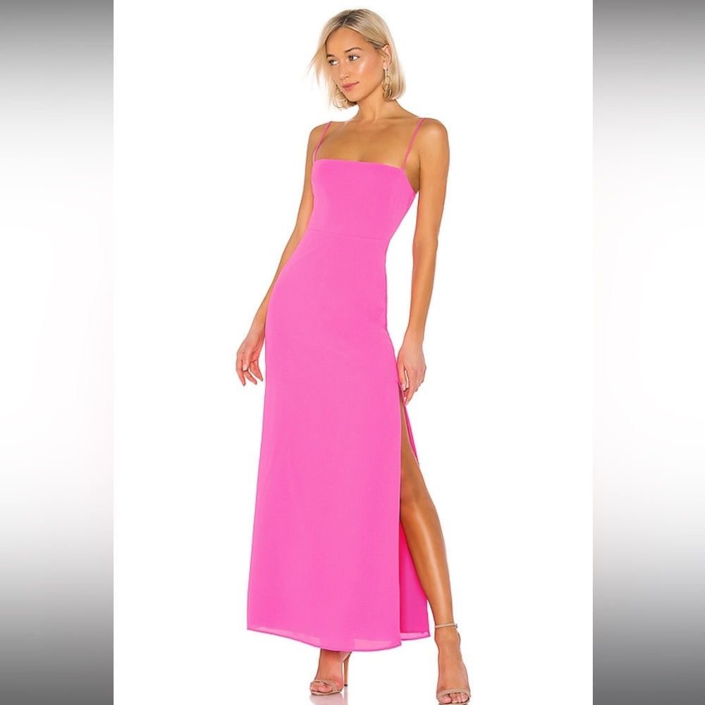 Pink maxi dress